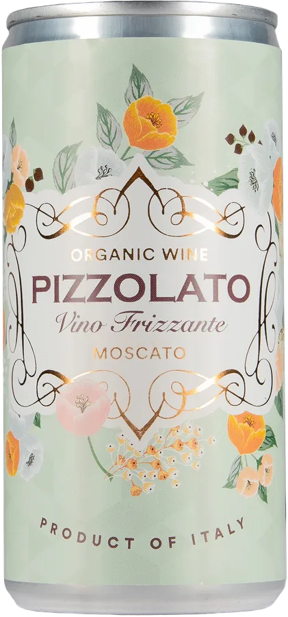 Pizzolato Organic Frizzante Moscato tölkki